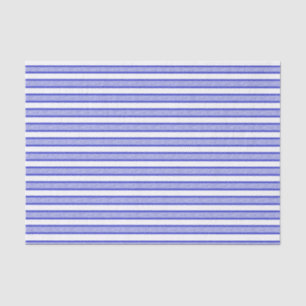 Outlined Stripes Blue Tissue Paper