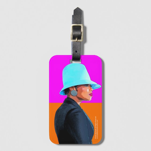 Outlook luggage tag (Front Vertical)