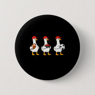 Outnumbered Art 2 Inch Round Button