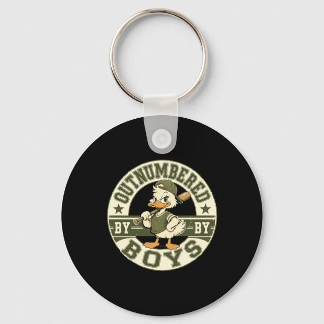 Outnumbered Artwork Keychain (Front)