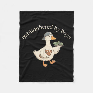 Outnumbered Design 6 Fleece Blanket