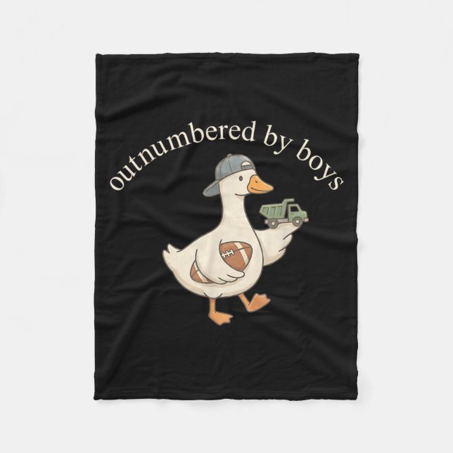 Outnumbered Design 6 Fleece Blanket (Front)