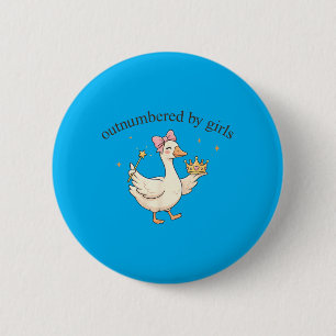 Outnumbered Digital Art 2 Inch Round Button