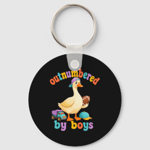 Outnumbered Digital Art Keychain