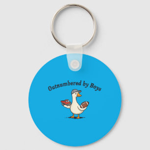 Outnumbered Image Keychain