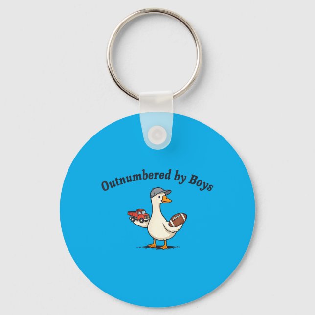 Outnumbered Image Keychain (Front)