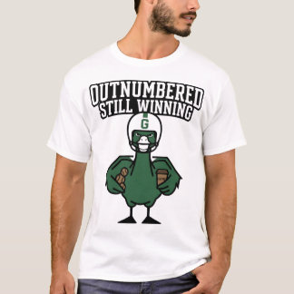 Outnumbered Still Winning | Angry Goose Baseball C T-Shirt