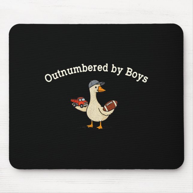 Outnumbered Wall Art Mouse Pad (Front)