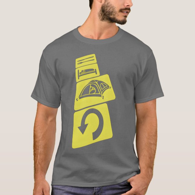 Outr camping daily repeat boy T-Shirt (Front)