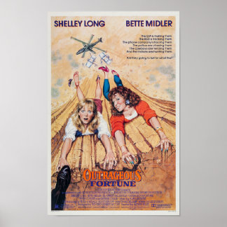 Outrageous Fortune movie poster