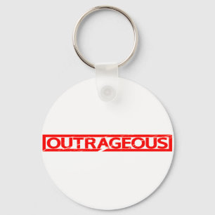 Outrageous Stamp Keychain