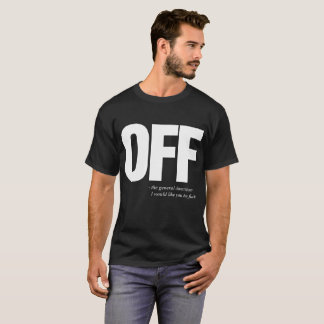 Outre du T-shirts offensif drôle des hommes