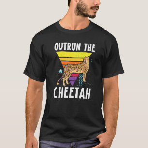 Outrun The Cheetah Wildlife Animal Zookeeper T-Shirt