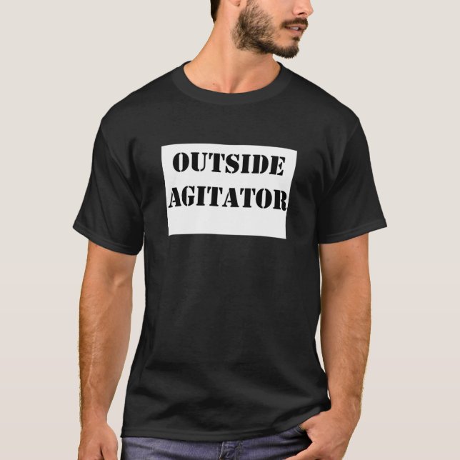 Outside Agitator - Classic Protest Shirt  Scoop (Front)