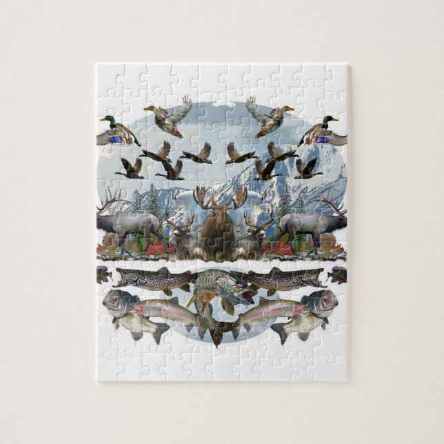 Outside life jigsaw puzzle (Vertical)