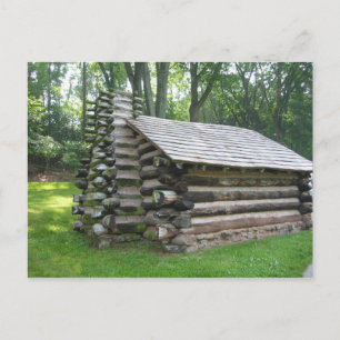 Outside Old Cabin Postcard