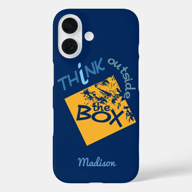 Outside The Box custom name phone cases (Back)