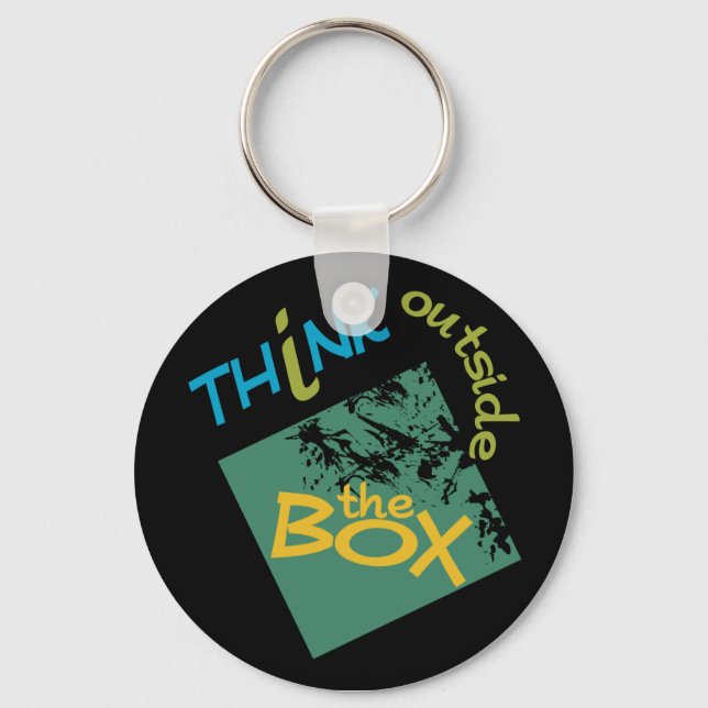 Outside The Box keychain (Front)
