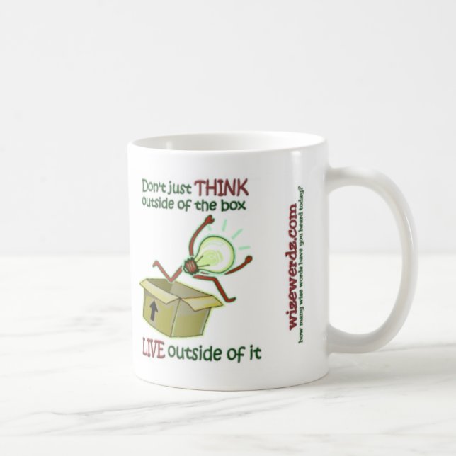 Outside the Box Mug - light (Right)