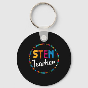 Outside The Box Tee Steam Back To School Stem Teac Keychain