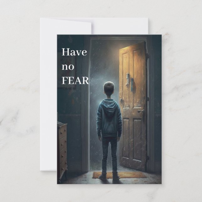 Outside the House Card (Front)