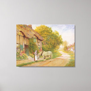 Outside the Village Inn Canvas Print