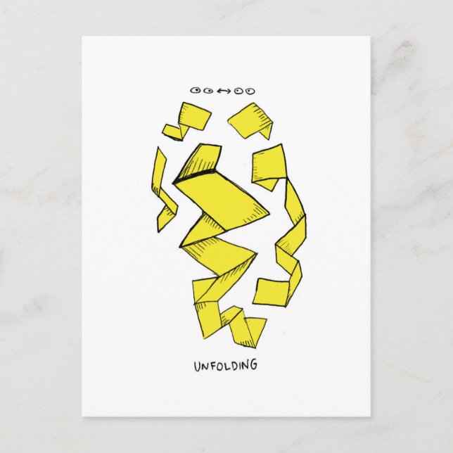 Outsides/Insides. An Abstract. Postcard (Front)