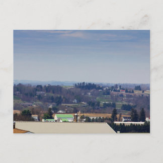 Outskirts of Berlin, Ohio in Late Winter Postcard