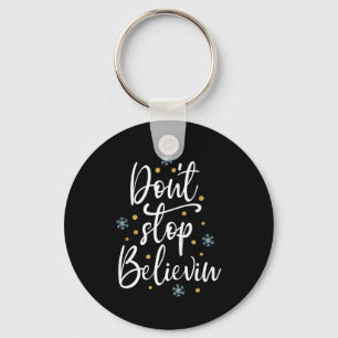 Outstading For Melanin Don't Stop Believing - Men' Keychain