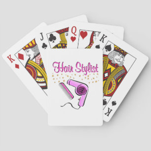 OUTSTANDING HAIR STYLIST AND BEAUTICIAN PLAYING CARDS