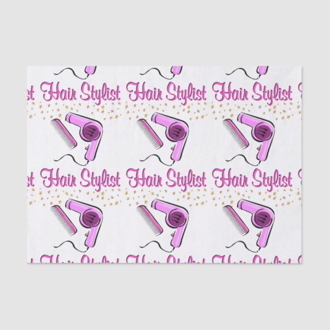 OUTSTANDING HAIR STYLIST AND BEAUTICIAN TISSUE PAPER (Front)