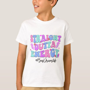 Outta Energy Bus Driver Last Day Of School  T-Shirt