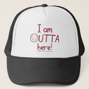 Outta Here! Baseball Trucker Hat