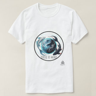 OUTTA SPACE — Fluid Tao Fish — Cosmic Balance T-Shirt