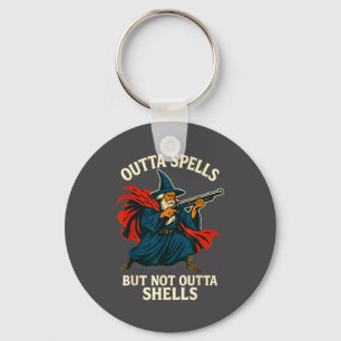 Outta Spells But Not Outta Shells Vintage Keychain
