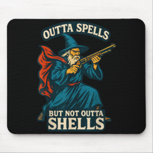 Outta Spells But Not Outta Shells Vintage  Mouse Pad