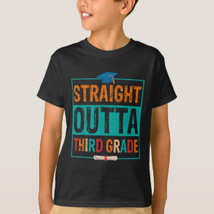 Outta Third Grade Summer Vacation Graduation  T-Shirt