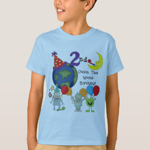 Outta This World 2nd Birthday Tshirts