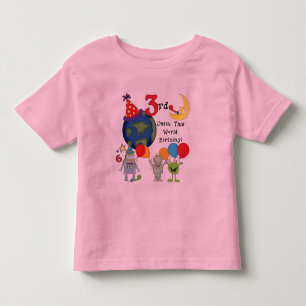 Outta This World 3rd Birthday T-shirts and Gifts