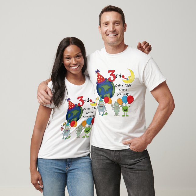 Outta This World 3rd Birthday T-shirts et cadeaux (Unisexe)