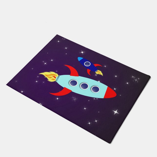 Outta This World! Boy Doormat (Angled)