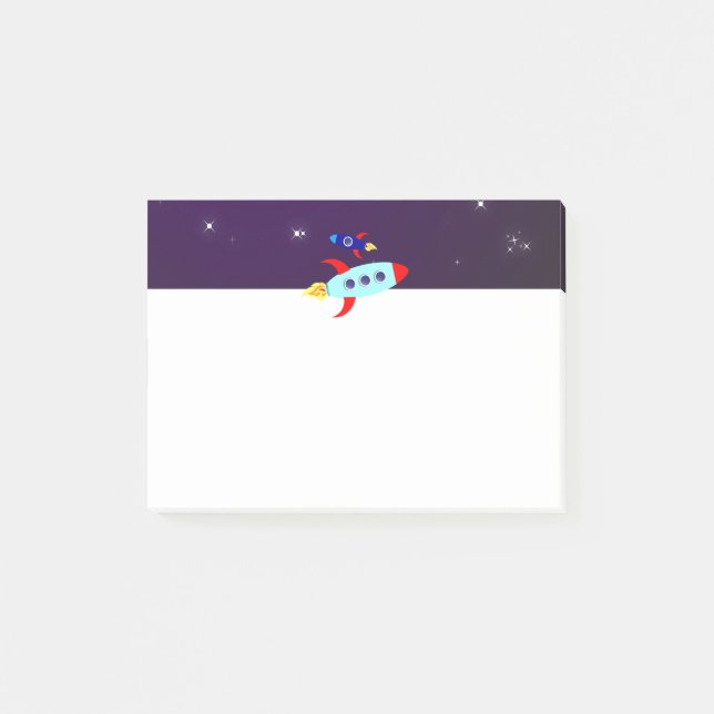 Outta This World! Boy Post-it Notes (Front)