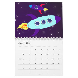 Outta This World! Girl Calendar