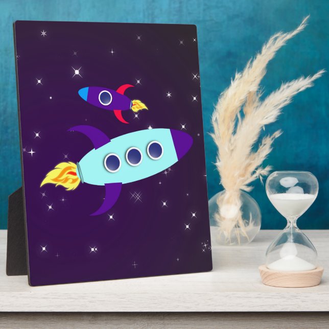 Outta This World! Girl Plaque (Side)