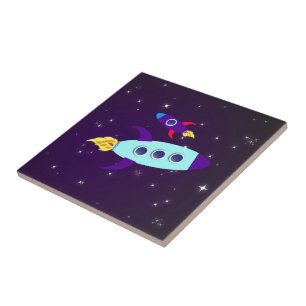 Outta This World! Girl Tile