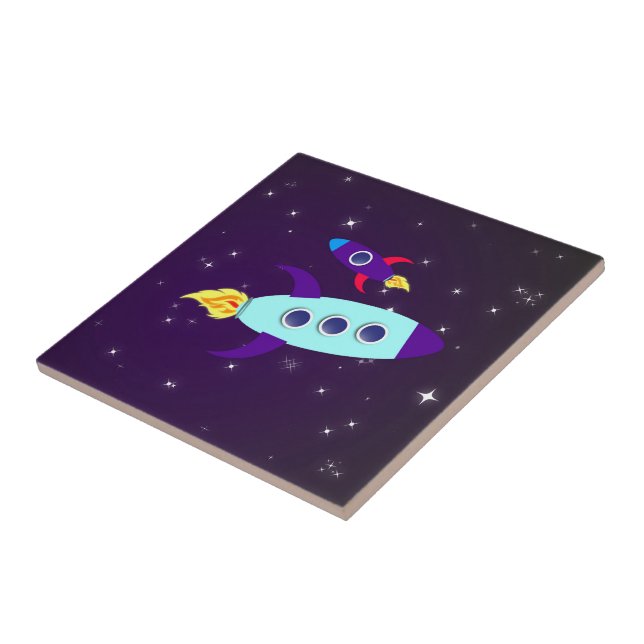 Outta This World! Girl Tile (Side)