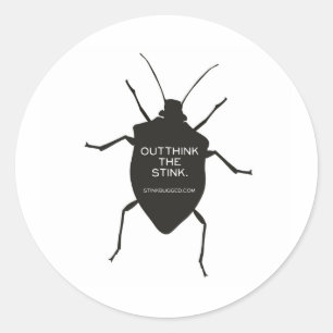 Outthink The Stink (Bug) Classic Round Sticker