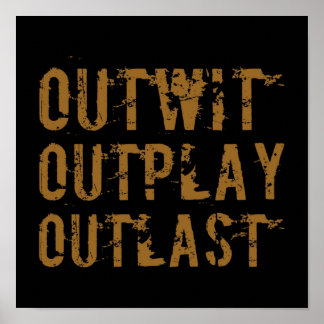 Outwit Outplay Outlast Poster