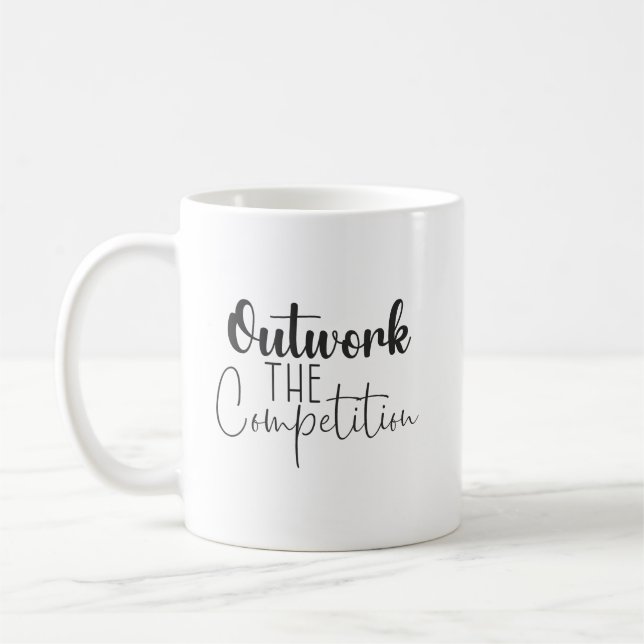 Outwork The Competition Coffee Mug (Left)