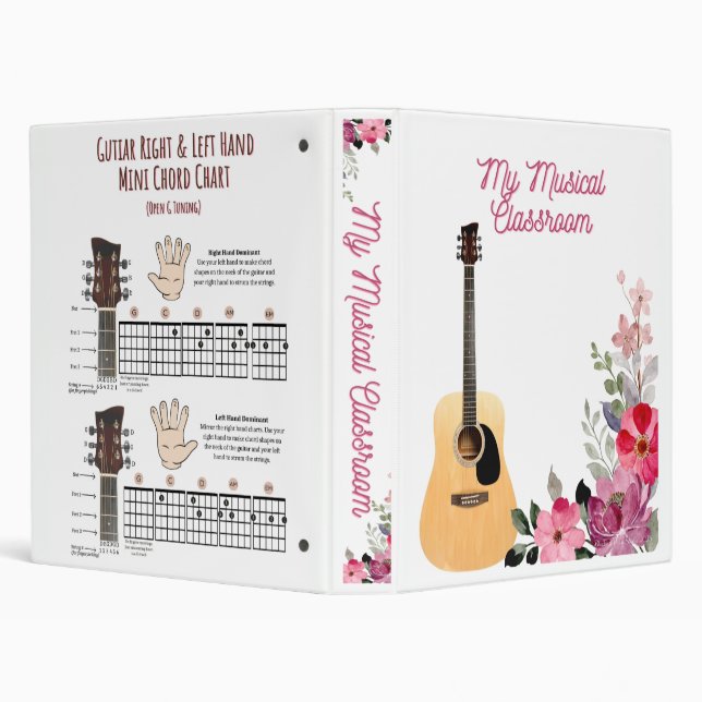 OUVERT G TUNING classeur de professeur de guitare (Arrière-plan)